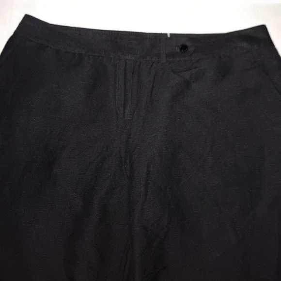 CALVIN KLEIN LINEN BLEND WOMEN'S PANTS - Picture 1 of 7